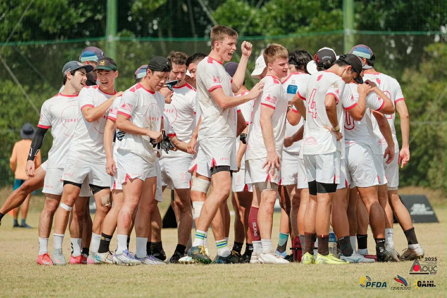 Team huddle